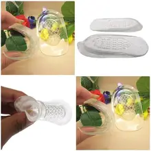 Hot 1 Pair Heel Insoles Shoes Massage Cushion Silicone Gel Inserts Pads Massager Simple and comfortable FC55