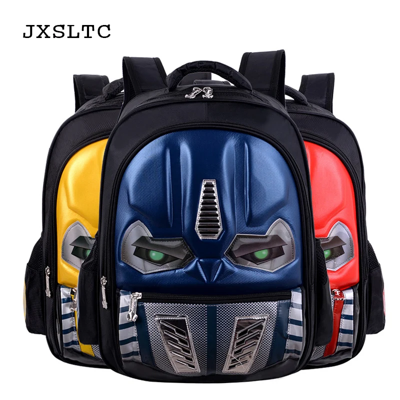 comprar JXSLTC New Kids Ortopédica School Bolsas Dos Desenhos Animados Meninos Schoolbag Brilhante À Prova D Água Crianças Mochila Escola Primária Para Meninos
