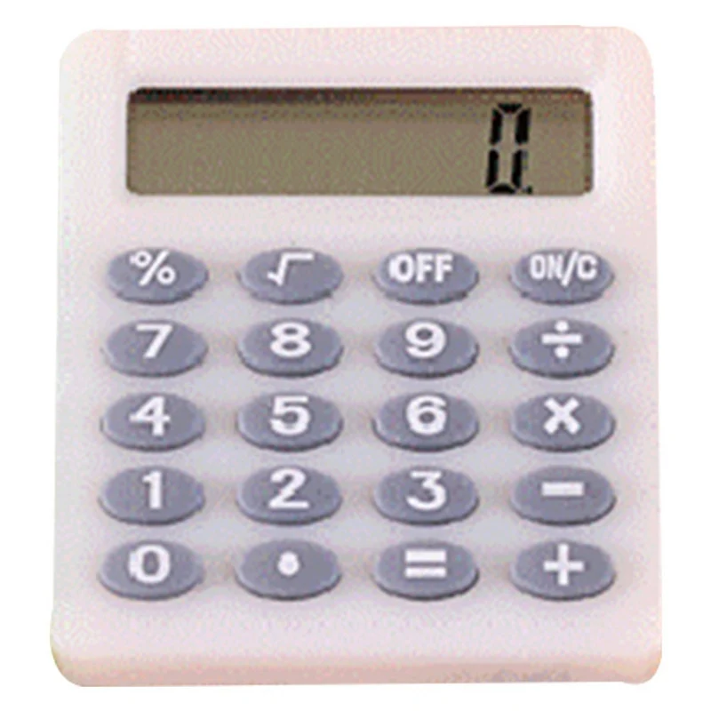 Мультяшный карманный мини-калькулятор 8 дисплеев цифр портативный камулятор Карманный Тип Монета калькулятор на батареях Канцелярский набор