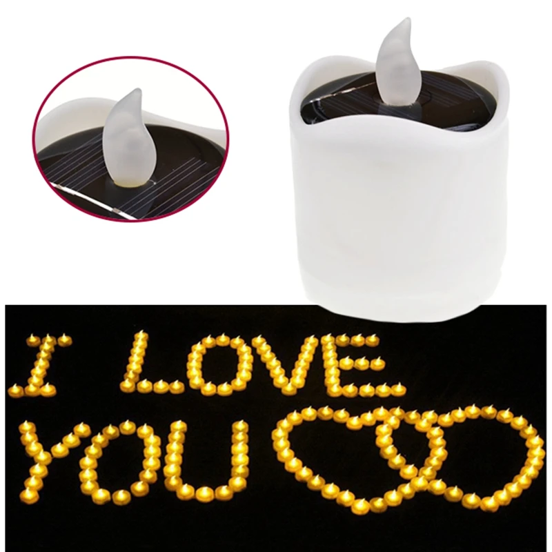 

LED electronic Candle Battery Wedding Decor Romantic Warm White Tea Light Flameless LED Table lamp Candle Night Light
