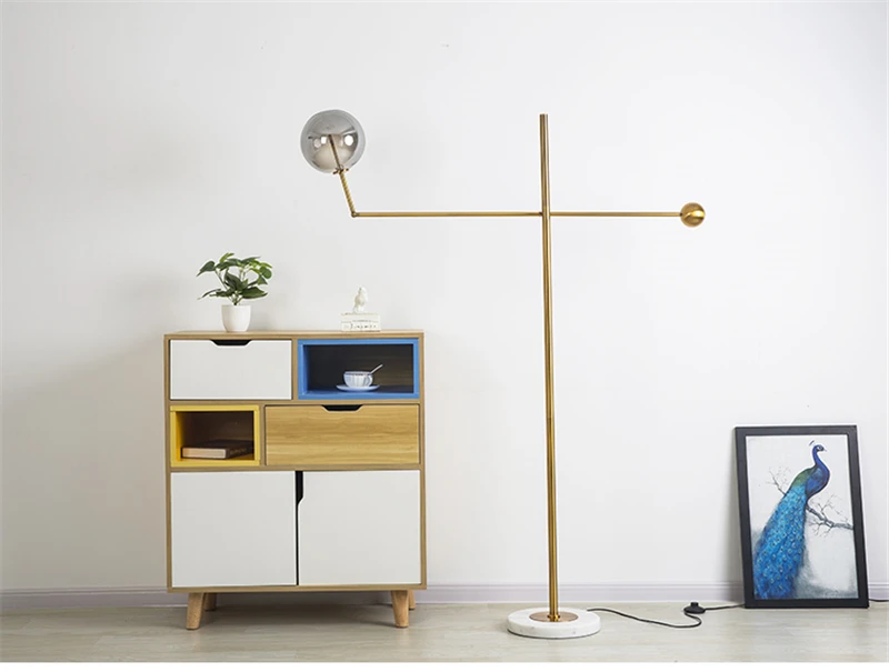 Nordic Designer Modern Glass Ball Floor Lamp - Modern Floor Lamp