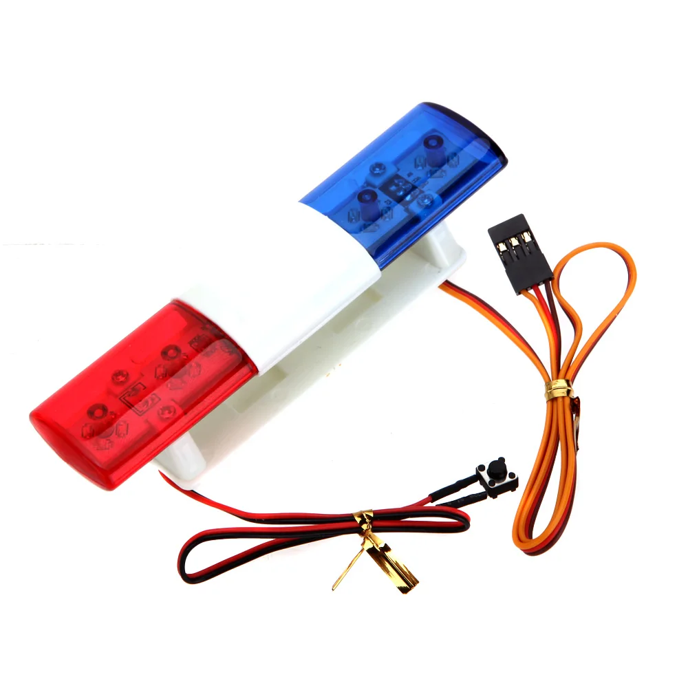 

AX-501MC Multi-function Bright LED Light/Lamp for 1/10 1/8 RC HSP Traxxas TAMIYA CC01 4WD Axial SCX10 Model Car
