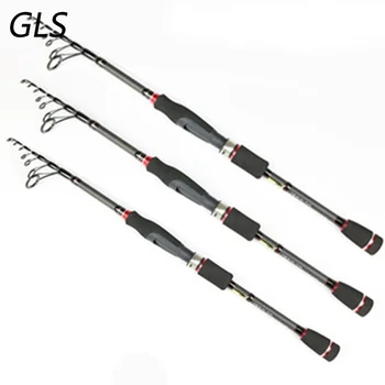 

2018 New Spinning/Casting Fishing Pole 99% Carbon Saltwater Telescopic Fishing Rod Superhard Ultra Light Carbon 1.8M-2.7M Rod