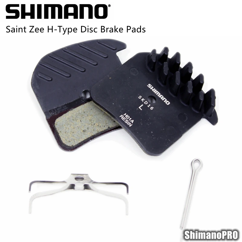 SHIMANO H03C SAINT AND ZEE RESIN COMPOUND DISC BICYCLE BRAKE PADS W// SPRING