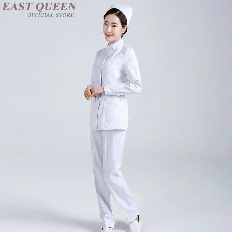 Buy Medical nurse uniforms coat and pant suits for