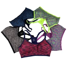 Hot Sale Professional Sports Bra Top Yoga Fitness Gym Vest Wireless Running Underwear for Women no rims Push Up Top Bras