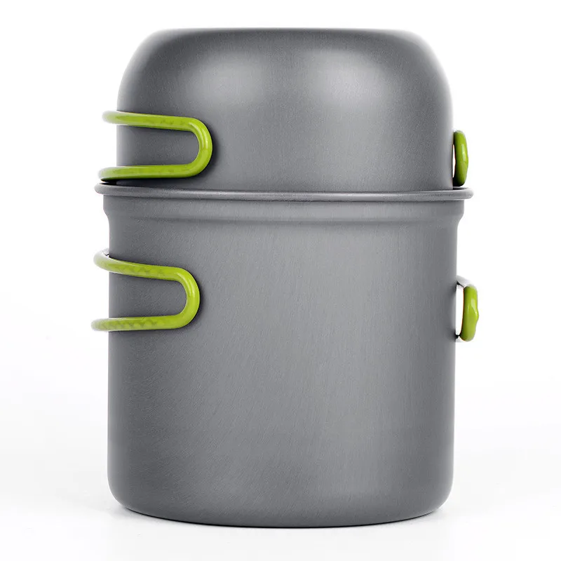 

Brand New Arrive Outdoor Camping Tools 1*Durable Cooking Picnic Bowl Pot Pan Set Outdoor Camping Equipments Free shipping!
