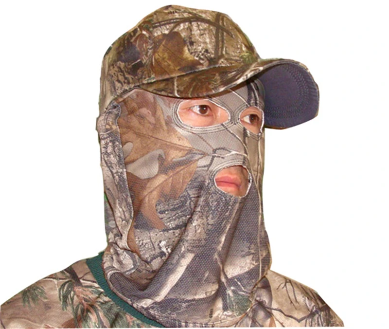 

Pine leaves bionic camouflage Face Mask scarf and hat for Hunting fishing Sunscreen Face Mask Keep warm