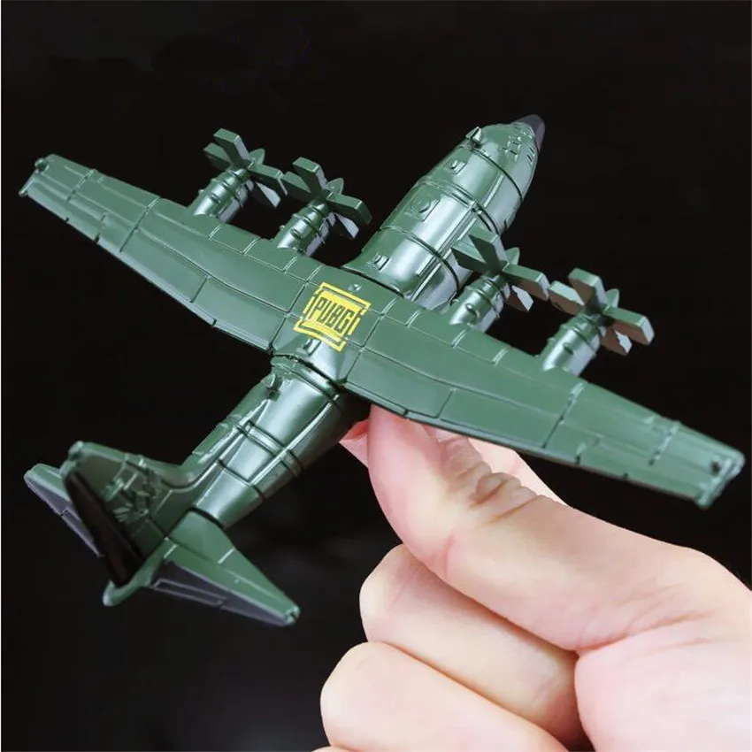  Game PUBG Airplane Playerunknown's Battlegrounds Cosplay Costumes Props Alloy Armor Key Chain Keych