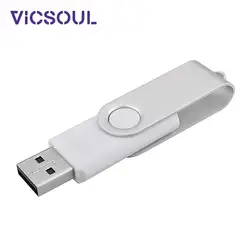VicSoul USB флеш-накопитель поворотный образный USB флеш-накопитель Флэшка накопитель 16 г 32 г 64 г 128 г флеш-накопитель USB 2,0 Щепка