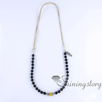 

boho necklace with tassel toggle gypsy necklace with real leather handcraft real leather yoga jewelry yoga jewellery wholesale
