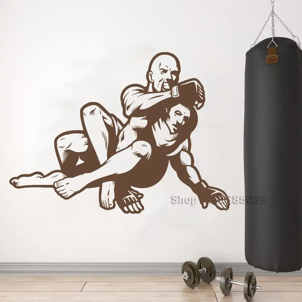 MMA wall sticker mixed martial art karate sports fight decal mma7