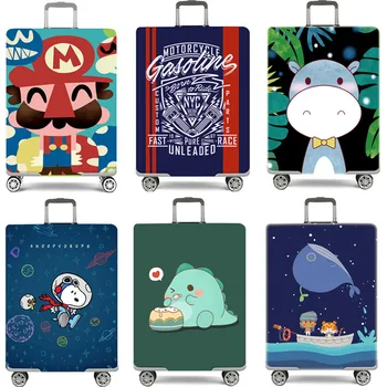 

Elastic Luggage Protective Cover Women Men Travel Thicker Trunk Cases Dust Cover Girls Cute Rain Bags Suitcase Accessory Product