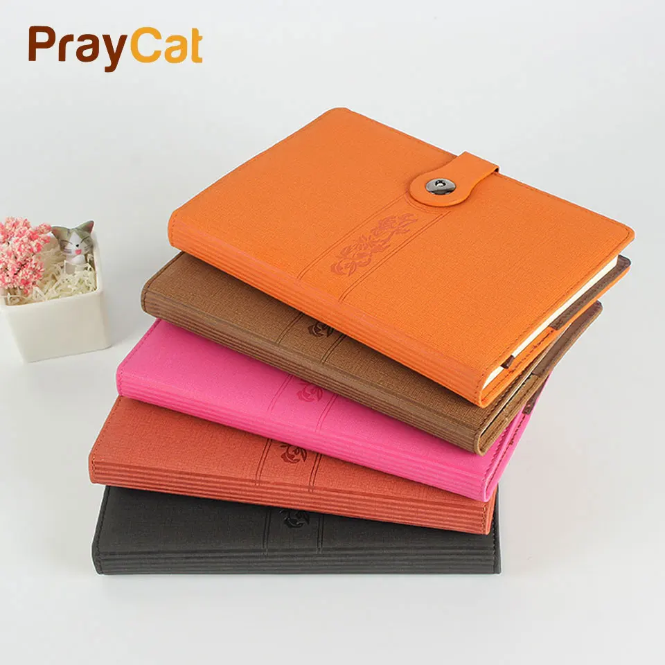 

A5 Fitted Notebook Dokibook Vintage Faux Leather Diary Week Agenda Organizer Planner Notepad Office Stationery Business Notebook