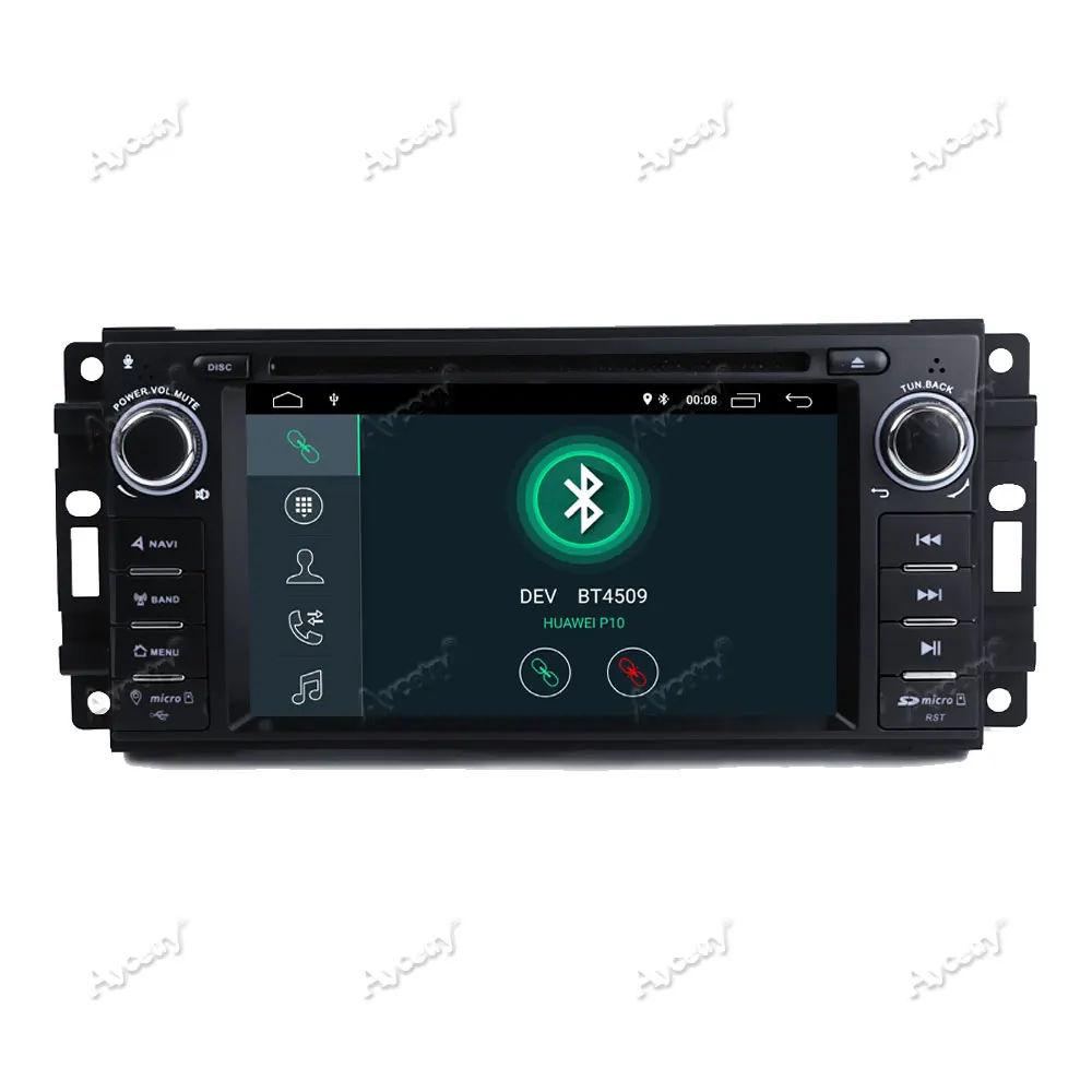 Discount Android 9 Car Multimedia DVD Player Radio For Chrysler 300C jeep Compass/Dodge/Grand Cherokee GPS Navigation stereo FM obd2 DSP 5
