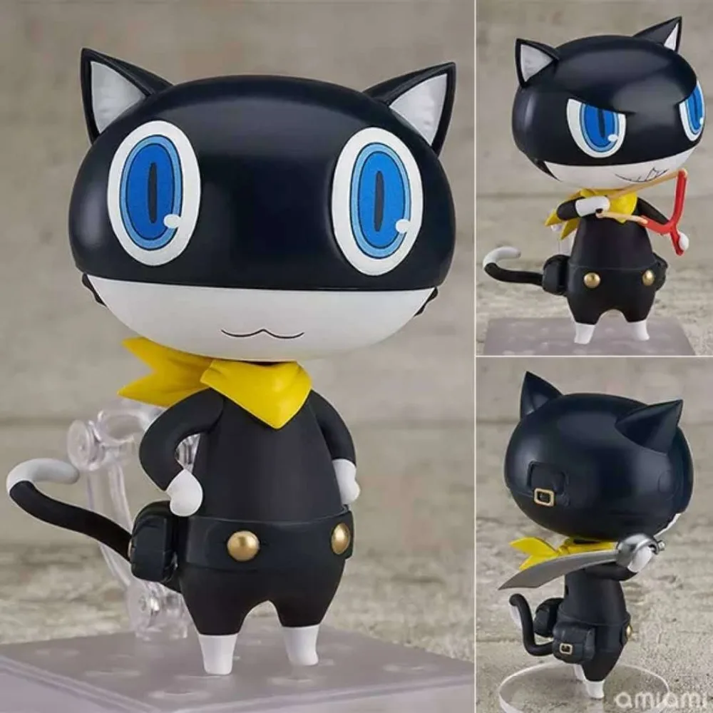 Anime Persona 5 Morgana Variant Action Figure Nendoroid 793 P5 Mona Black Cat PVC BJD Model Gift Toys | Игрушки и хобби