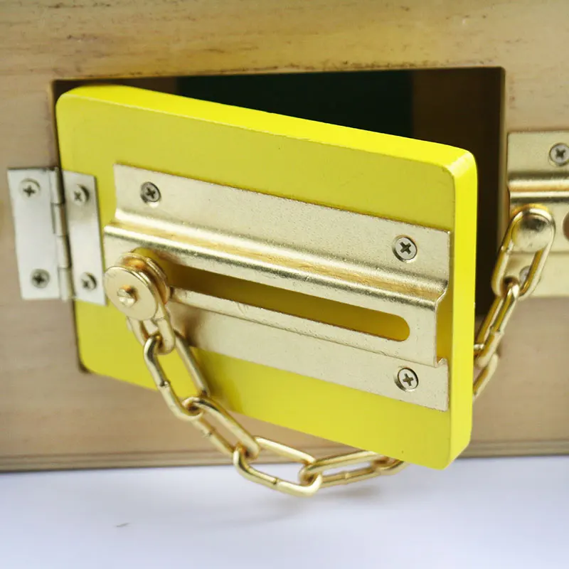 Wooden Montessori Toys Ducational Games Colorful Lock Box Juguetes Montessori Materials Preschool Learning Wooden Toys B1227T