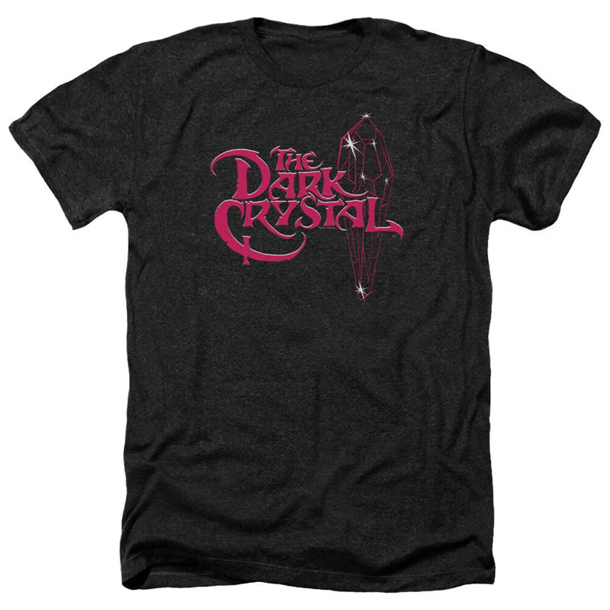 

The Dark Crystal Movie BRIGHT LOGO Licensed Adult Heather T-Shirt All Sizes Hip-hop Tee Shirt