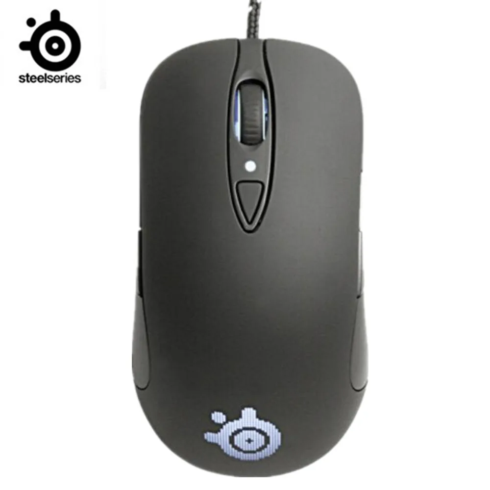 Frete Grátis Original Steelseries Sensei Raw Gaming Mouse Motor Aços Laser Calor Laranja Edição