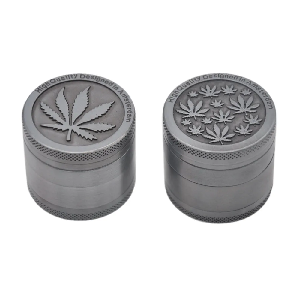 

HORNET Zinc Alloy Herb Grinder Dia.40MM 4 Parts Tobacco Crusher Herb/Spice Grinder Hand Muller Crusher