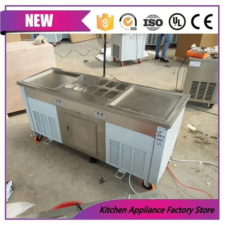 temperature control Fried Ice Cream Pan commercial Ice