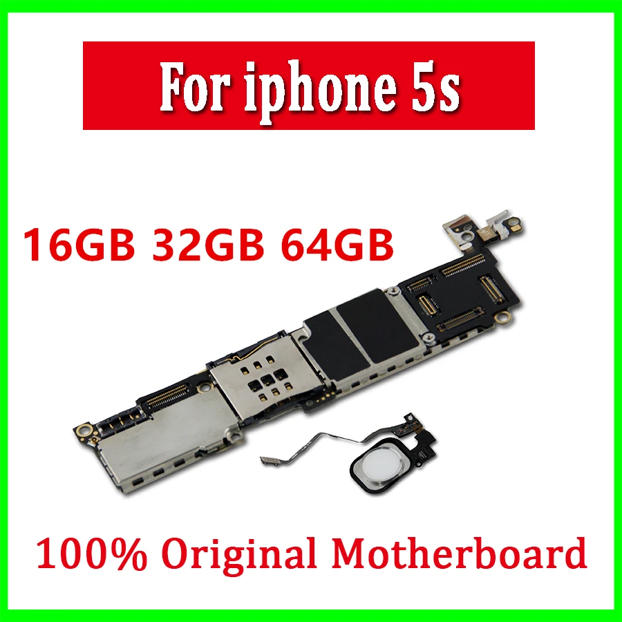 16gb для iphone 5s материнская плата с системой IOS оригинальная разблокированная и W