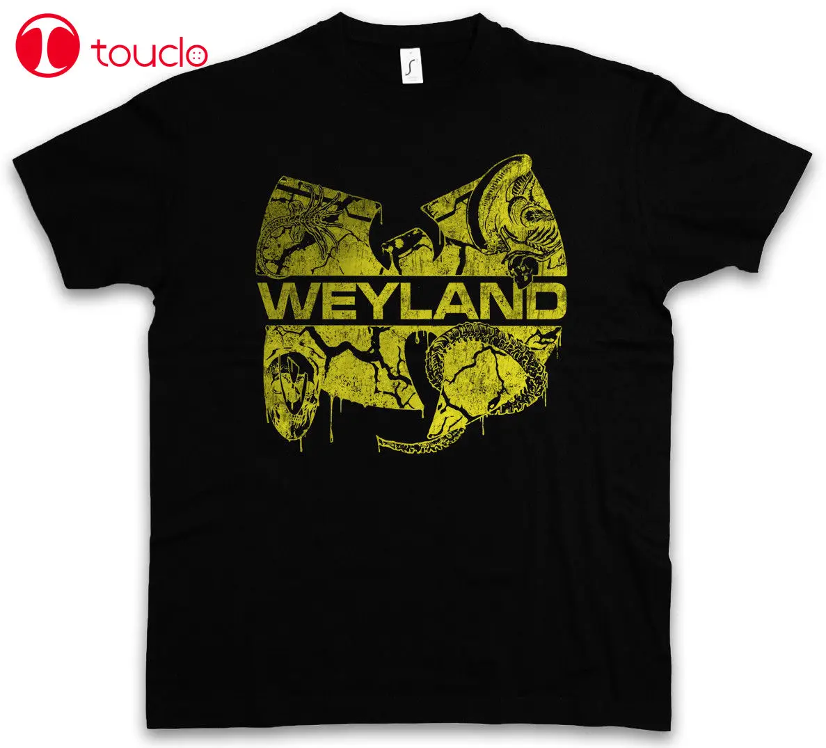

2019 Wu Weyland T-Shirt Prometheus Uscss Nostromo Alien Tang Hip Hop Fun Yutani Logo Hoodies