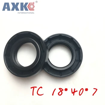 

20pcs/NBR Shaft Oil Seal TC 18*40*7 Rubber Covered Double Lip With Garter Spring/consumer product