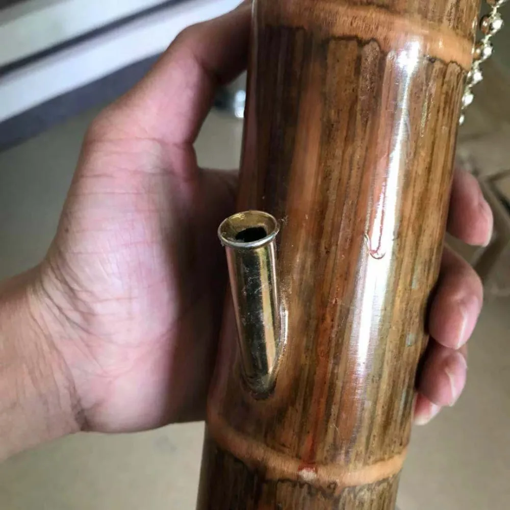 Продажа Водопровод кальян прямой ручной работы Натуральный Бамбуковый материал забота о здоровье курения