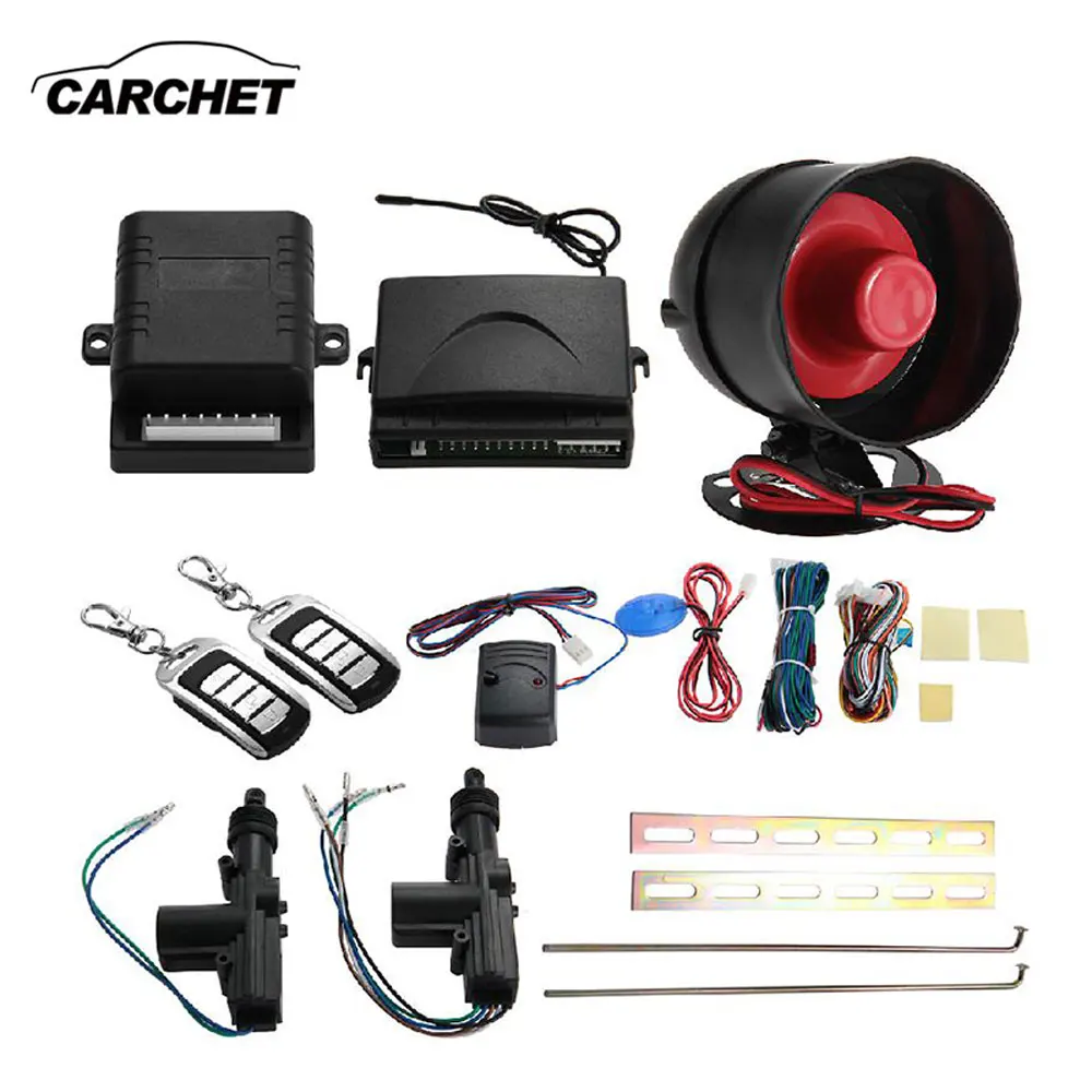 Prix pour Carchet universel 2 set voiture à distance d'entrée sans clé système d'alarme kit étanche 12 v protection de verrouillage central véhicule contrôleurs Prix pour Carchet universel 2 set voiture à distance d'entrée sans clé système d'alarme kit étanche 12 v protection de verrouillage central véhicule contrôleurs