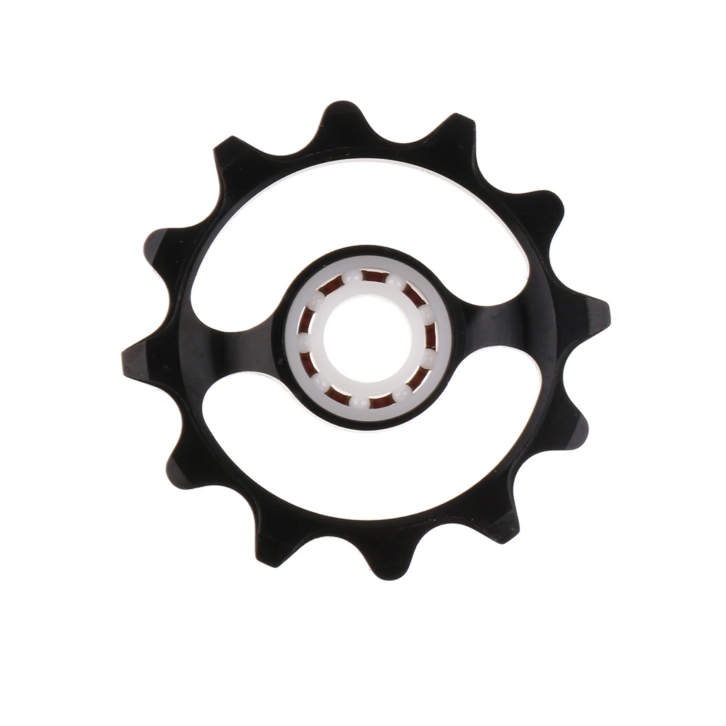 Ceramic Bike Jockey Wheel Pulley Wheel Bicycle Rear Derailleur Guide Pulley 12 T Support 9/10/11 Speed Cycling Bike Parts