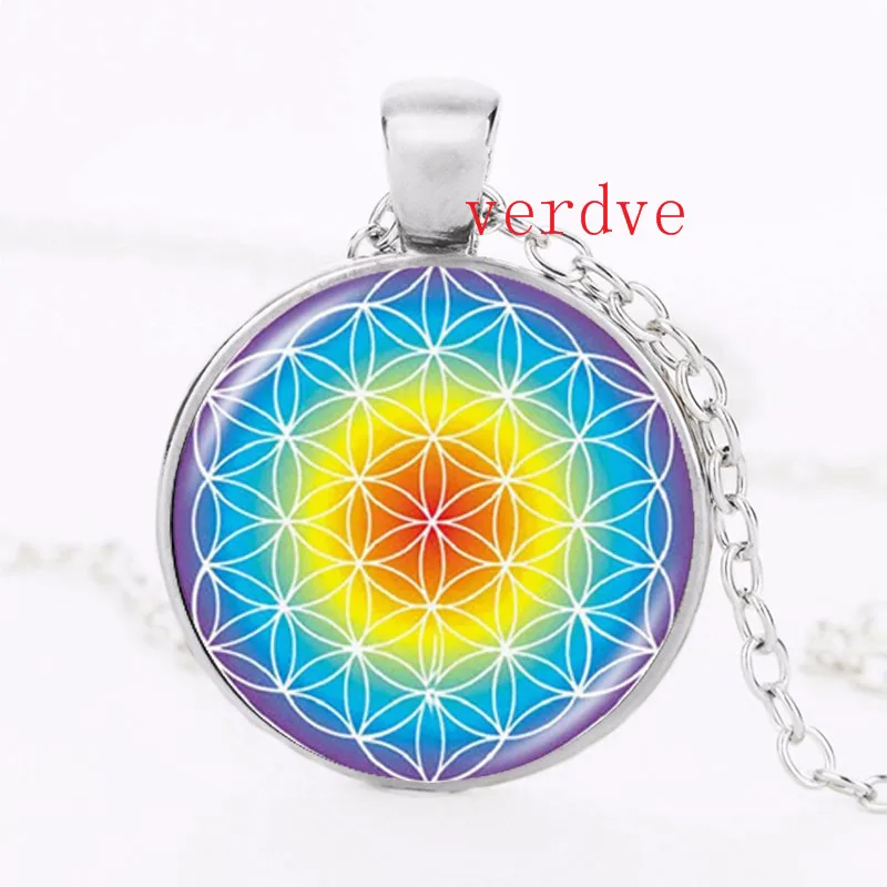 Ожерелье с изображением священной геометрической фигуры фото|necklace flower|flower of
