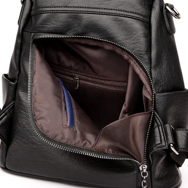Moda 2018 mujeres mochila jóvenes cuero Vintage mochilas para adolescentes niñas mochila escolar mochila saco a dos Moda 2018 mujeres mochila jóvenes cuero Vintage mochilas para adolescentes niñas mochila escolar mochila saco a dos