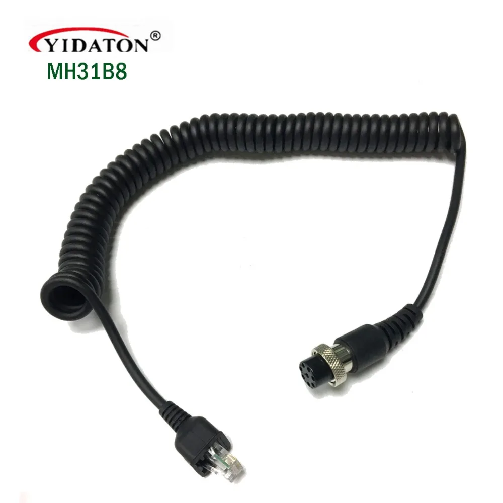 5X YIDATON динамик кабель для YAESU MH 31B8 ручной микрофон FT 950 2000 DX5000 847 C012|yaesu speaker mic|yaesu