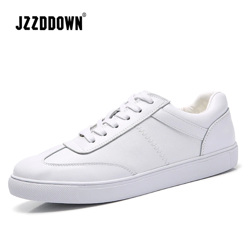 

genuine leather Women Flats Canvas Vulcanize Shoes Ladies White Sneakers Casual shoes Lace Up Luxury Moccasin Loafers Footwear