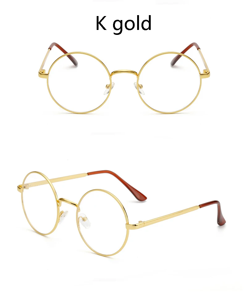 Маленькие круглые очки Для женщин ретро очки с оправой для Для мужчин прозрачный компьютерные очки для близорукости, очки ботаника рамки унисекс
