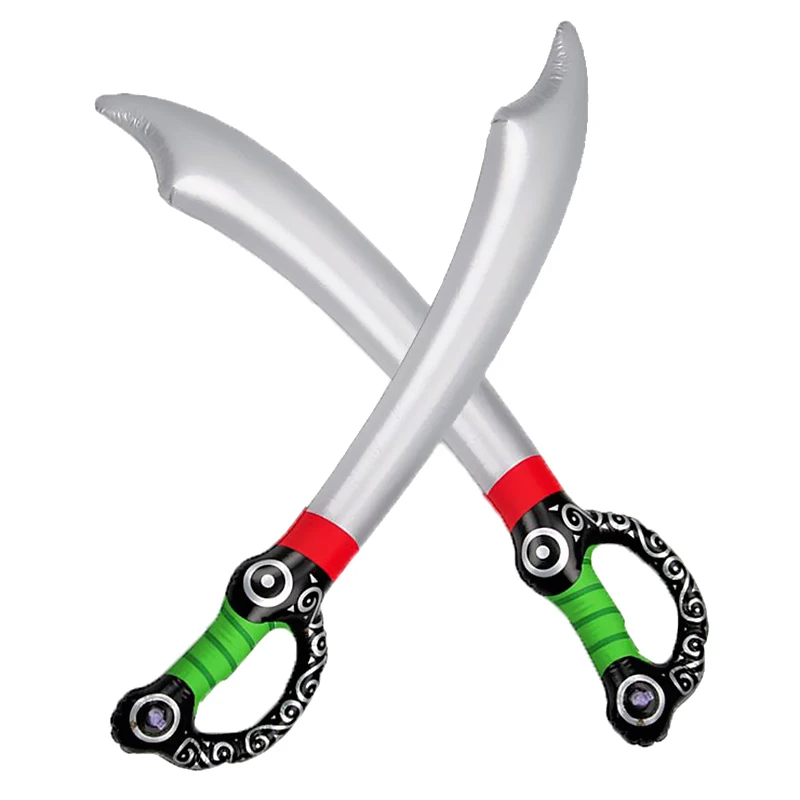 4 Pcs set Inflatable Pirate Toys Sword Inflated Sword for font b Children b font Birthday