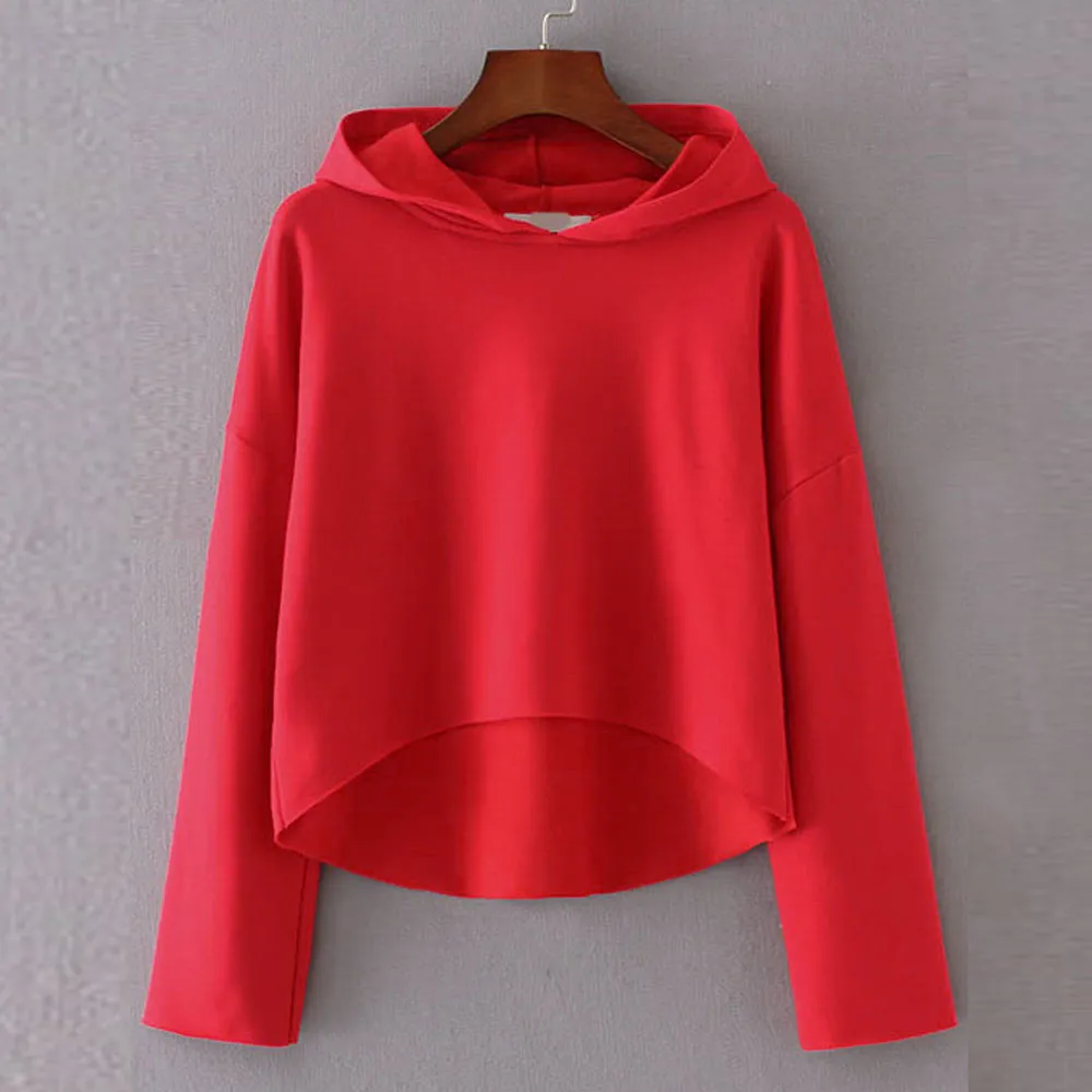 

New Fashion Womens Hooded Pullover Tops Blouse Long Sleeve Hoodie Sweatshirt AUG13