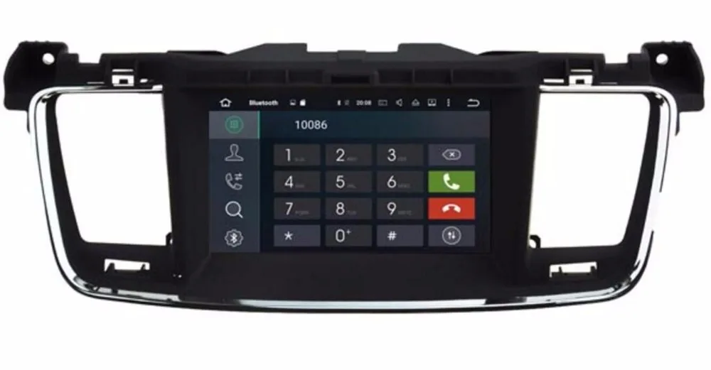 Perfect Android 9.0 car dvd 7" GPS navi for PEUGEOT 508 2011-2013 CANBUS 3G WIFI headunit multimedia bluetooth DVR radio free map camera 4