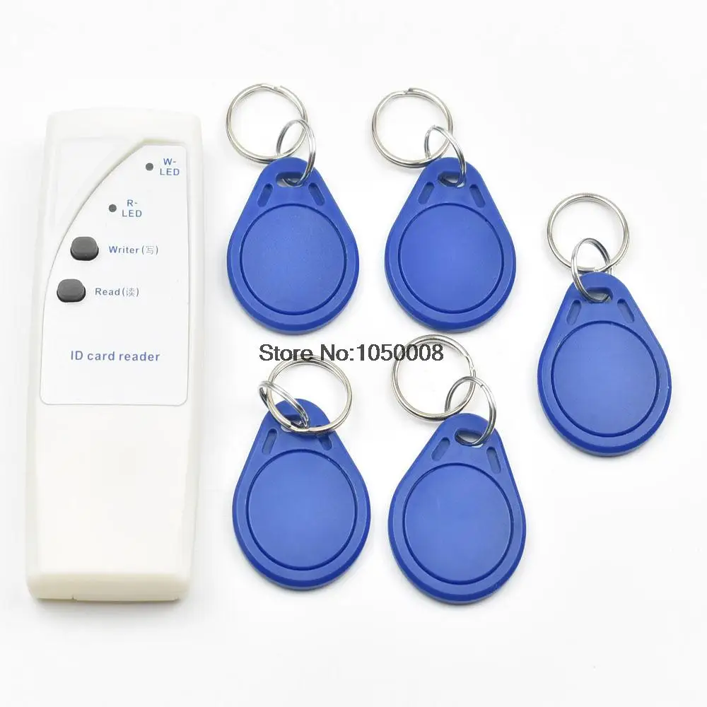 

Handheld 125Khz RFID Copier Writer / Duplicator Copy ID Card+ 5pcs T5577 Rfid rewritable Tag