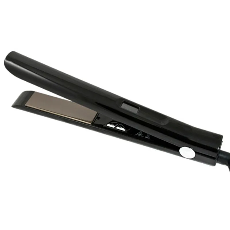 US Plug LCD Display Titanium plates Flat Iron Straightening Irons