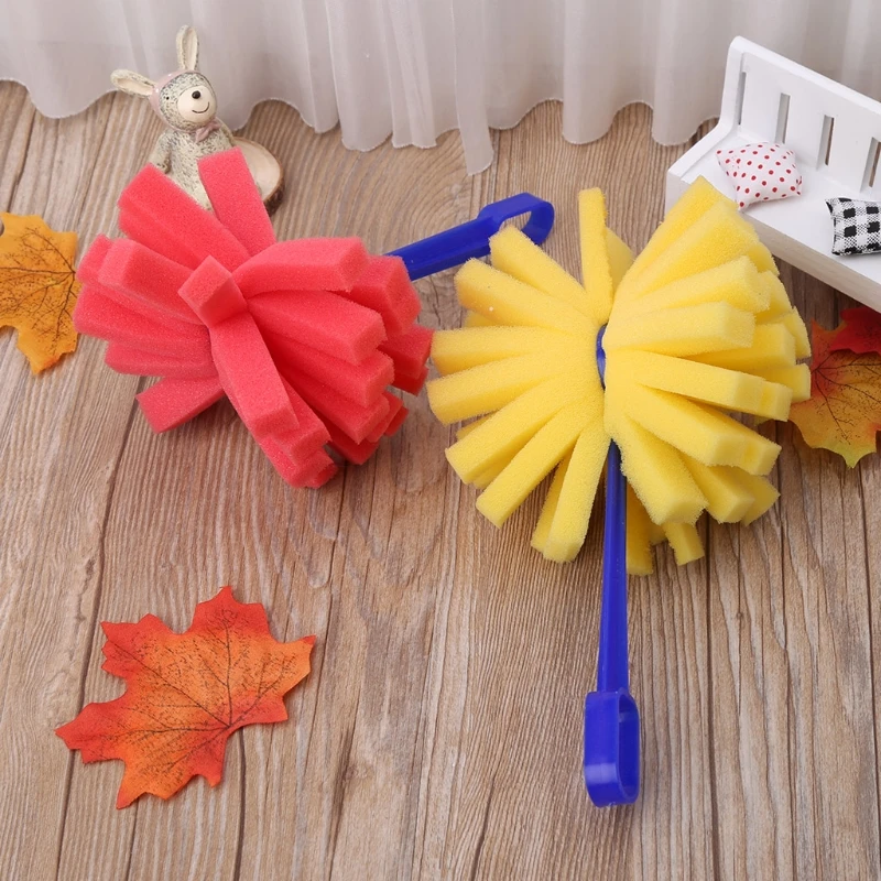 Sponge Stippler Dabber Paint Brushes Firework For Kids Creative Painting
