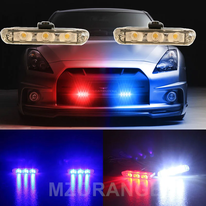 2х3 LED автомобилей скорой помощи, полиции света аварийного автомобиля грузовик свет мигает пожарные огни DC 12 В Строб предупреждение свет 2х3 LED автомобилей скорой помощи, полиции света аварийного автомобиля грузовик свет мигает пожарные огни DC 12 В Строб предупреждение свет