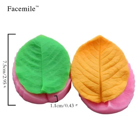Facemile 22 шт. силиконовые лепесток листьев плесень цветы помадка плесень шоколад десен паста формы помадка торт Бродер украшения Инструменты