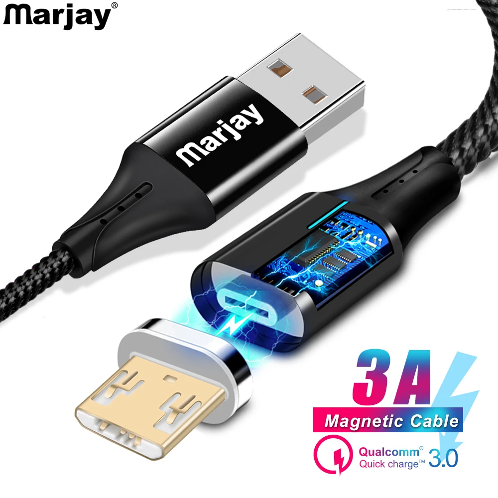 Magnetic Cable 3A Fast Charging Micro usb Cable