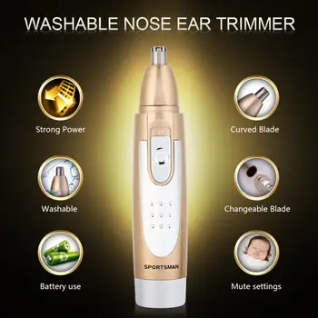 

Nose Ear Hair Trimmer Male Electric Shaving Nose Beard Hair Trimmer Health Care Hair Clipper Hait Trimmer Nose Ear Trimmer