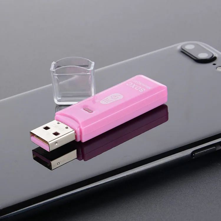 Кавау USB 2,0 устройство для чтения Micro-SD карт поддерживает до 128 ГБ с SD слот для кард-ридера C296 высокое качество Скорость для компьютера
