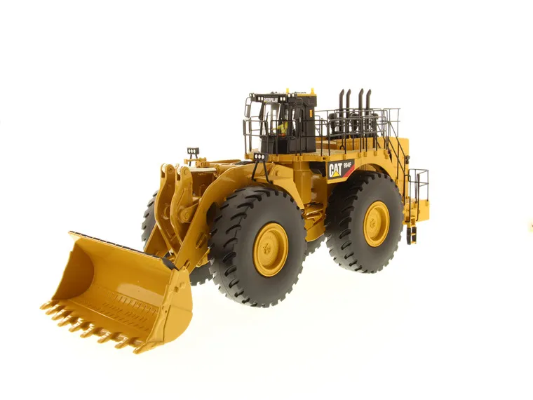 DM 1:50 гусеница CAT 994F колесный погрузчик с рок ковшом инженерное оборудование литая игрушка модель 85161 коллекция, украшения - Цвет: Цвет: желтый