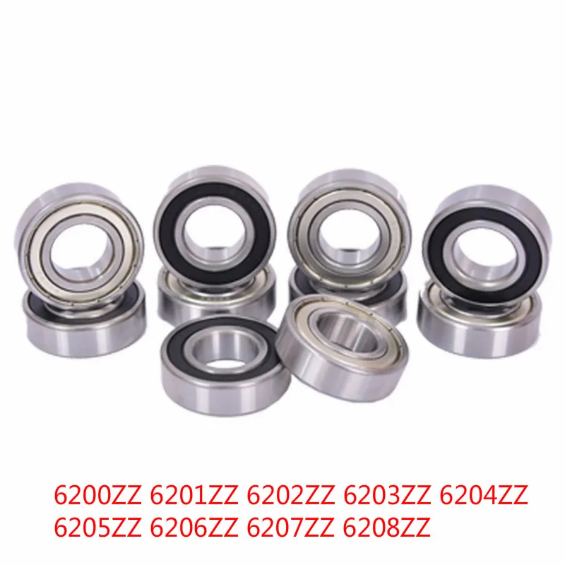 

Single row deep groove ball bearing double cover type 6200 6201 6202 6203 6204 6205 6206 6207 6208