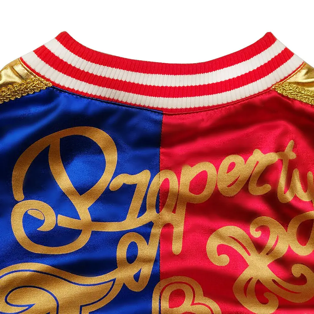 Coat Harley Quinn Jacket Property of Joker Embroidery Jacket Suicide Squad Harley Quinn Cosplay Adult Jacket Coat (5)
